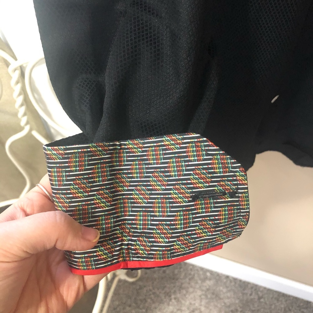 Black button down unique details